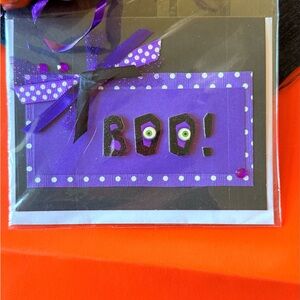 Spooky Purple Halloween Invitation Card/Greeting Cards - set of 3